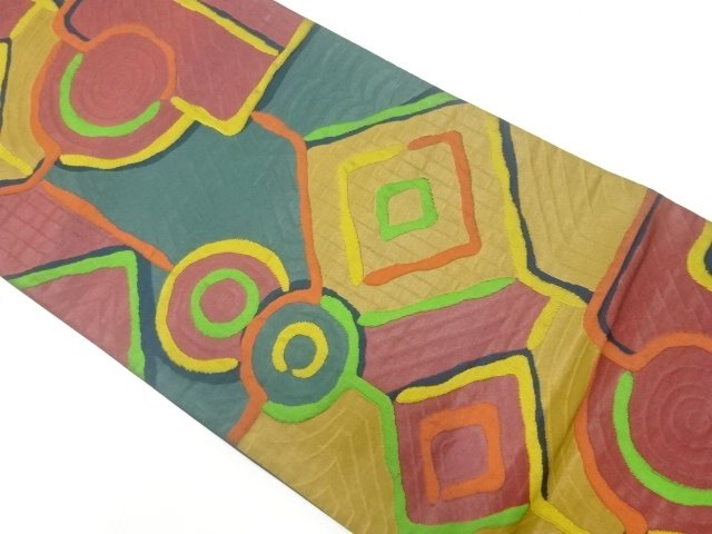 Japanese Kimono / Antique / Fukuro Obi Silk